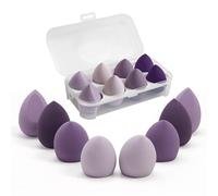 EUDUQ 8 Pcs Makeup Sponge Set,Multi-Color Beauty Blender Foundation Sponges,Soft Washable Non-Latex Cosmetic Puff,Face Sponge for Liquid Foundation,Powder,and Cream