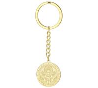 EUEAVAN Egyptian Goddess Isis Keychain Ankh Cross Key of Life Keyring Ancient Egyptian Amulet Religious Jewelry Cartouche Gift