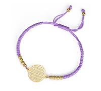 EUEAVAN Flower of Life Bracelet Sacred Geometry Metatron Cube Handmade Red String Bracelet Merkaba Cosmic Symbol Mandala Protection Amulet Kabbalah Jewelry Yoga Gift for Women, adjustable, Stainless