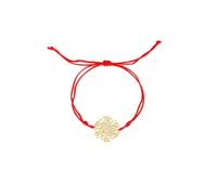 EUEAVAN Hindu OM OHM AUM Sanskrit Symbols Spiritual Bracelet luck Couple Charm Jade Thread Bangle Yoga Amulet Anklets Jewelry Accessories Women Men (lotus om gold)