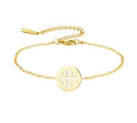 EUEAVAN Jerusalem Crusaders Cross Bracelet Crusaders Knights Templar Cross Handmade Lucky Rope Bracelet Greek Religious Medieval Christian Jewelry Baptism Faith Gift for Women Men, adjustable