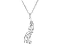 EUEAVAN Musical Note Necklace for Women Treble Clef Pendant Music Jewelry Inspirational Gift for Music Lover Musicians Teacher, M, Stainless Steel, No Gemstone