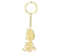 EUEAVAN Phoenix Keychain Rising Phoenix Bird Keyring Rise from the Ashes Mythological Animal Jewelry Purse Bag Accessories