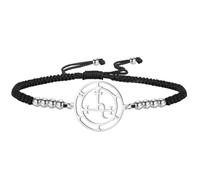 EUEAVAN Sigil of Lilith Bracelet for Women Hecate Anklet Handmade Braided Rope Lucky Red String Gothic Amulet Triple Moon Goddess Jewelry Pagan Mythology Witchcraft Gift