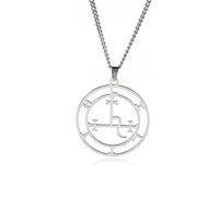 EUEAVAN Sigil of Lilith Necklace for Women Men Hecate Gothic Lilith Goddess Sigil Pendant Necklace Lucifer's Sign Mythology Pagan Jewelry Gift