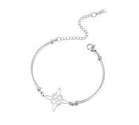 EUEAVAN Witches Knot Bracelet Celtic Knot Triple Goddess Anklet Nudo De Bruja Good Luck Triquetra Trinity Wiccan Amulet Jewelry Irish Witchy Gifts for Women (witch knot 1 silver 3)