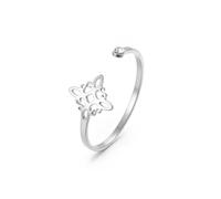 EUEAVAN Witches Knot Ring Celtic Knot Nudo De Bruja Triple Goddess Good Luck Triquetra Trinity Wiccan Amulet Jewelry Irish Witchy Gifts for Women