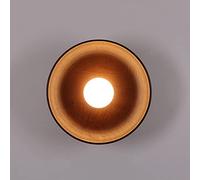 EUEIQCBZ Modern Wood Wall Light Round Wall Sconce Glass Globe Wall Lamp Shade, Home Decor Lighting Fixture G9 Headboard Lighting Fixtures for Living Room Bedroom Bedside Restaurant
