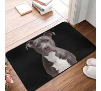 EUEKQOIB American Pit Bull Terrier Doormat Non Slip Entrance Bath Kitchen Floor Door Mat Bedroom Balcony Rug Carpet Footpad