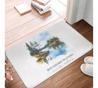EUEKQOIB Boundary Waters Non slip Doormat Floor Mat Cushion Carpet Rug Kitchen Entrance Home Balcony Footpad
