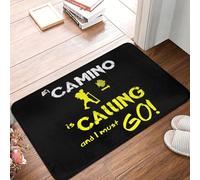 EUEKQOIB Buen Camino de Santiago Doormat Anti Slip Entrance Kitchen Floor Door Mat El Camino Way of St. James Bedroom Balcony Carpet Rug