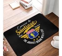 EUEKQOIB Buen Camino de Santiago Doormat Non Slip Entrance Bath Kitchen Door Floor Mat Living Room Rug Carpet Footpad