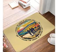 EUEKQOIB Buen Camino de Santiago Floor Door Bath Kitchen Mat Anti Slip Outdoor Doormat Living Room Entrance Carpet Rug