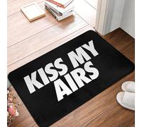 EUEKQOIB Kiss My Airs Doormat Anti Slip Bathroom Kitchen Mat Garden Garage Floor Door Entrance Carpet Rug