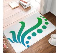 EUEKQOIB Physical Therapy and Yoga Symbol Non slip Doormat Floor Mat Rug Kitchen Entrance Home Living room Footpad