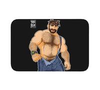 EUEKQOIB Sexy Gay Bear Adam Bobo Bear Doormat Anti Slip Bathroom Kitchen Mat Bedroom Balcony Floor Door Entrance Carpet Rug