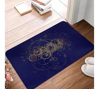 EUEKQOIB Time Lord Writing transparent Anti slip Doormat Floor Mat Carpet Rug Kitchen Entrance Home Balcony Footpad