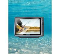 EUEKY 12 Inch Tempered Glass Screen Protector for Gar min EchoMAP Ultra 122sv 125SV 126SV & Ultra 2 122SV Fishfinder, 2 Pack High Definition Car Display Protective Film