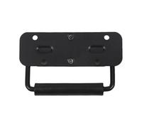 EUETVEXERK 1/2Pcs Cupboard Folding Handle Door Knobs Spring Loaded Drop Metal Cabinet Container Drawer Handles Black for Box Cabinet Door Handle(122mm,2PCS)