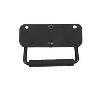 EUETVEXERK 1/2Pcs Cupboard Folding Handle Door Knobs Spring Loaded Drop Metal Cabinet Container Drawer Handles Black for Box Cabinet Door Handle(110mm,2PCS)