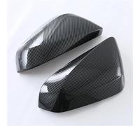 EUETVEXERK 2Pcs Rearview Side Mirror Covers Cap Fit For Lexus NX 250 350h 450h 2022 Right Hand Drive RHD Carbon Fiber Gloss Black White Automobile rearview mirror(RHD Carbon Color)