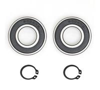 EUETVEXERK 6001RS High Speed Precision Bearing Compatible With Xiaomi M365 Pro 1S Compatible With Ninebot G30 All Electric Scooter Rear Wheel Hub Ball Bearings Scooter accessories(2 pcs wiht circlip)