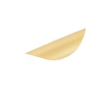 EUETVEXERK Copper Gold Cabinet Handles Drawer Knobs Kitchen Cupboard Door Pulls Half Moon Furniture Handle Hardware Cabinet Door Handle(Gold 32mm)
