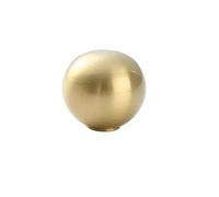 EUETVEXERK European Minimalist Solid Brass Round Furniture Handles Gold Kitchen Bathroom Wardrobe Shoe Cupboard Drawers Cabinet Door Knob Cabinet Door Handle(2524,1 PC)