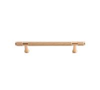 EUETVEXERK Modern Minimalist Space Aluminum Knurled Handles Gold Essential for Home Decoration Door Handle Cabinet Knob Cabinet Door Handle(128 Copper)