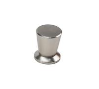 EUETVEXERK Silver Aluminum Single Hole Handle Modern Wardrobe Drawer Round Knob Kitchen Cabinet Furniture Small Door Home Decoration Cabinet Door Handle(A03)