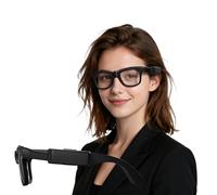 Euezmy Portable Charger for RayBan Meta Gen2 Smart Glasses, Ultra-Light Wearable Mini Charger for Wayfarer, Headliner, Skyler, Clip-On Portable Accessory for Meta AI Glasses with USB-C Cable, Black