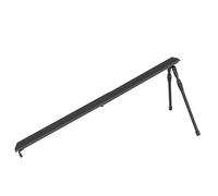 EUFAB 11640 Universal Load Rail for Bicycle Carriers, Approx. 115 cm, Variable Height 40 to 60 cm, Payload 30 kg, for Tyres from 8 to 10 cm, Foldable