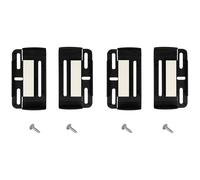 Eufab 17028 Licence plate holder black plastic 2x16x27 cm for car ...