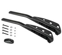 Eufab AMBER Bike Wheel Ramps for Wide Tires for Rear Carrier, Black
