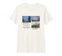 Eufaula Alabama Kendall Manor, Shorter Mansion, Fendall Hall Premium T-Shirt