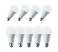 eufeifeiegds 1-10PCS A70 E27 Dimming LED Bulb Lamps CRI Hight 15W 1200LM 3000K/4000K/6000K COOL lighting flicker-free for Bedroom(Warm white 3000K,9PCS_YES_AC220-240V)