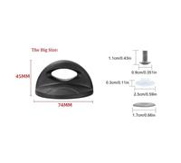 eufeifeiegds 1/2Pcs Pot Lid Replacement Knobs Kitchen Cookware Lids Holding Handles Knobs for Kitchen Cookware(2Pcs Big)