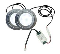 eufeifeiegds 1-Set Retrofit Kitchen Smoke Light 1.5W 68mm Range Hood Exhauster Fan Bulb Ventilator Lamp 20W Equivalent(White 6000K)