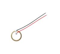 eufeifeiegds 10/20pcs Piezoelectric Ceramic Wafer Plates with Wire, Diameter 12MM 15MM 18MM 20MM 27MM 35MM 50MM Copper Buzzer Loudspeaker(10pcs 18mm)