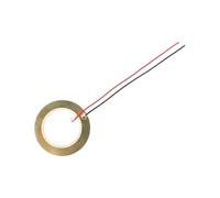 eufeifeiegds 10/20pcs Piezoelectric Ceramic Wafer Plates with Wire, Diameter 12MM 15MM 18MM 20MM 27MM 35MM 50MM Copper Buzzer Loudspeaker(20pcs 35mm)