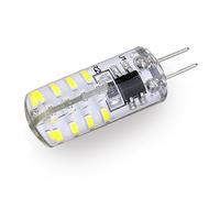 eufeifeiegds 10 pcs LED G4 Bulb 110V 220V 2.5W 32leds 3014 SMD Lamp Silicon light For Interior design Replace 20W(Cold White)