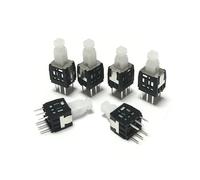 eufeifeiegds 10pcs ALPS SPPH420100 Sound Art mixer button with lock push switch 6 feet 8.5 * 6.5mm wefeiegds