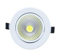 eufeifeiegds 10pcs Dimmable LED Downlight Ceiling 3W 5W 7W 12W 85-265V COB Lamp Bulbs Spot Recessed Down Light For Home(Cold white,7W non dimmable)