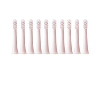 eufeifeiegds 10PCS for T100 Replacement Brush Heads Electric Toothbrush Vacuum Soft Bristle Suitable Nozzles(10Pink)