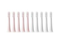eufeifeiegds 10PCS for T100 Replacement Brush Heads Electric Toothbrush Vacuum Soft Bristle Suitable Nozzles(5White 5Pink)