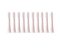 eufeifeiegds 10PCS for T100 Replacement Brush Heads Electric Toothbrush Vacuum Soft Bristle Suitable Nozzles(10Pink)
