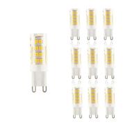 eufeifeiegds 10pcs LED Bulb 220V G4 G9 E14 4W 5W 7W Corn Light Ceramic 2835 Smd 33/51/75leds High Brightness Lamp Spotlight Indoor Lighting(10PCS G9 5W LED,WARM WHITE)