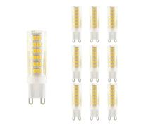eufeifeiegds 10pcs LED Bulb 220V G4 G9 E14 4W 5W 7W Corn Light Ceramic 2835 Smd 33/51/75leds High Brightness Lamp Spotlight Indoor Lighting(10PCS G9 7W LED,COLD WHITE)