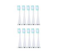 eufeifeiegds 10pcs/lot Electric Toothbrush Heads Replacement Brush Heads for Electric Toothbrush Whitening Teeth Brush(Ivory)