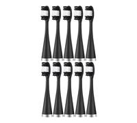 eufeifeiegds 10pcs/lot Electric Toothbrush Replacement Brush Heads for Teeth Cleaning Whitening Calculus Brush (10pcs Black)